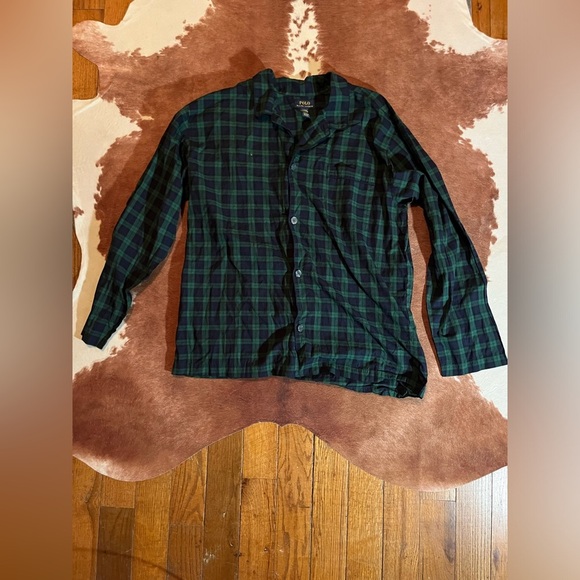Men's Polo Ralph Lauren sleep Flannel 
size large 
100% cotton - Picture 1 of 6